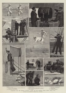 Suche nach dem vermissten Kanonenboot Wasp, auf den Parcel-Korallenriffen, Chinesische Meere